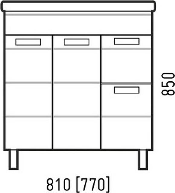 Тумба под раковину Berloni Bagno Suite Vintage SUVBS2C105C/190/SHALAO 190 черный