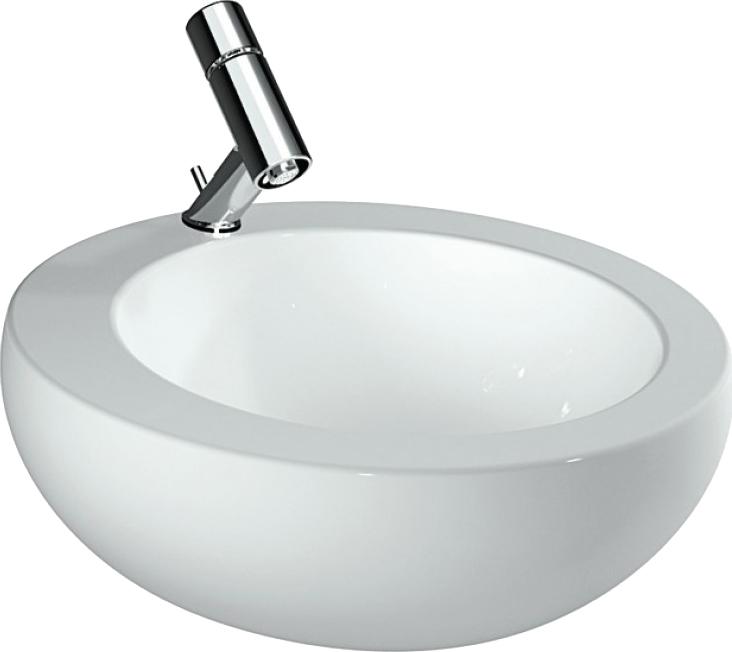 Накладная раковина Laufen 52x52 см Alessi one 8.1897.1.400.104.1