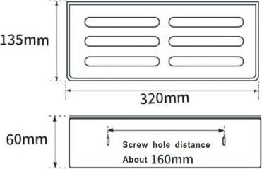 Полка Rush Edge ED77164A