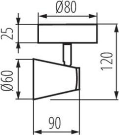 Спот Kanlux ENALI EL-1O W 28760