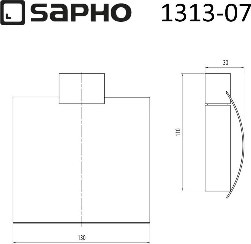 Держатель туалетной бумаги Sapho Everest 1313-07, хром