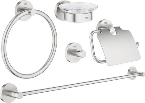 Набор аксессуаров для ванны Grohe Essentials 40344DC1 суперсталь