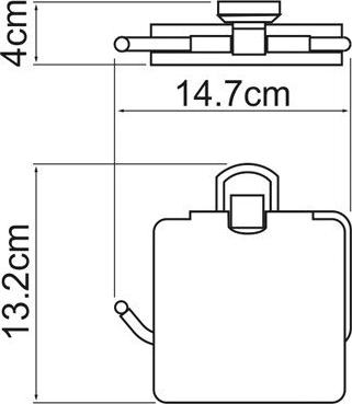 Держатель туалетной бумаги Wasserkraft Oder 3025