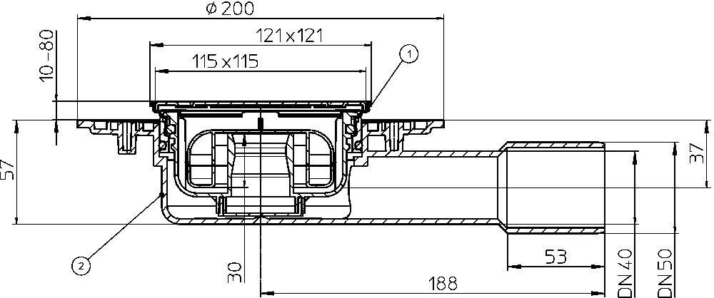 Трап Hutterer&Lechner HL90Pr 3000