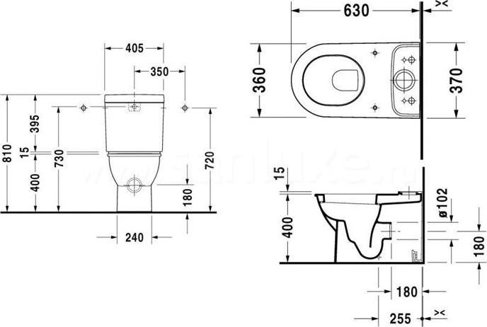 Крышка-сиденье Duravit Darling New 0069890000 с микролифтом петли хром