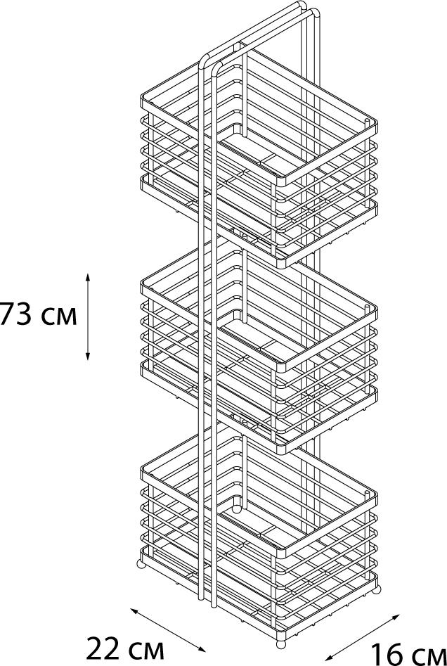 Полка Fixsen FX-852 бронза