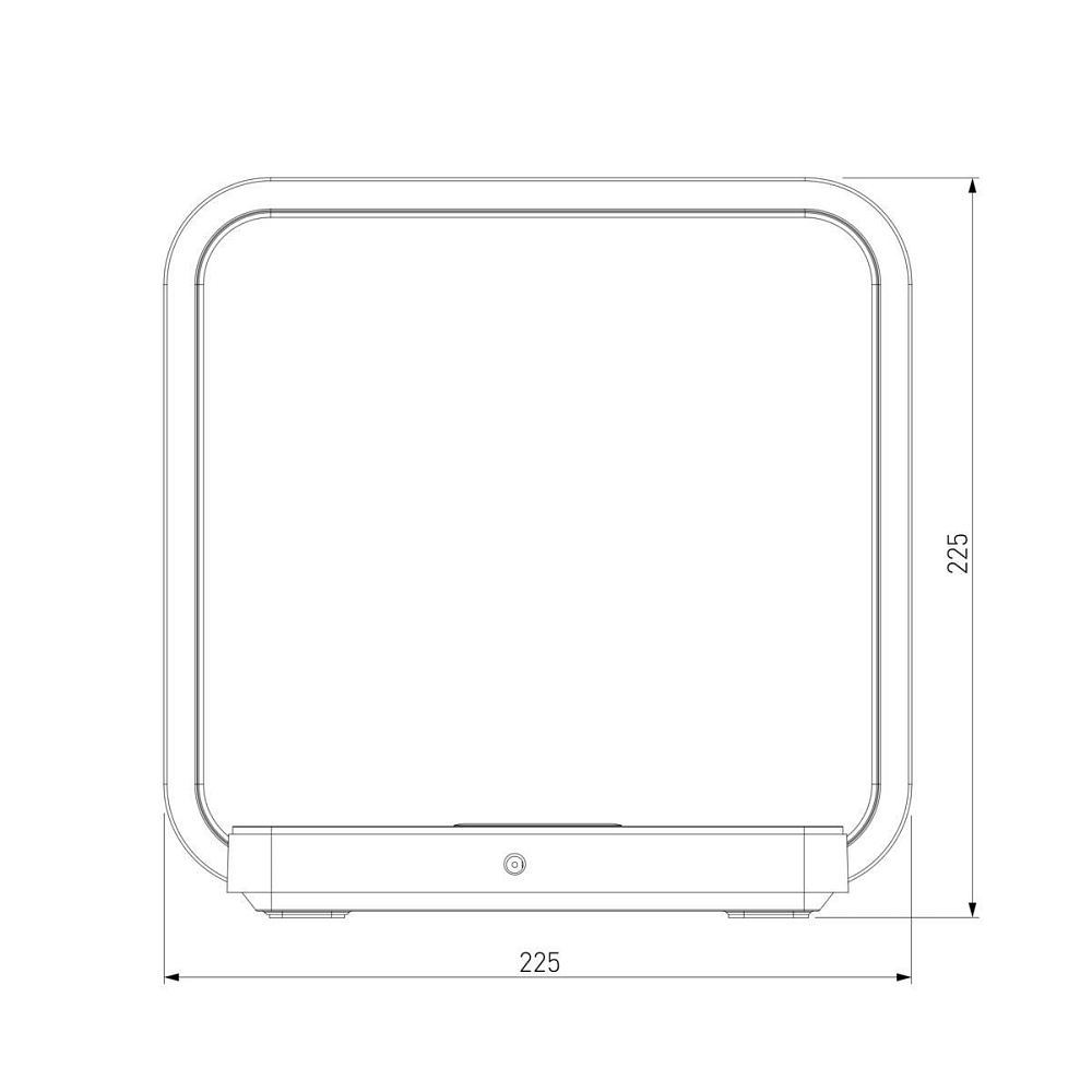 Настольная лампа Eurosvet Frame 80502/1 черный