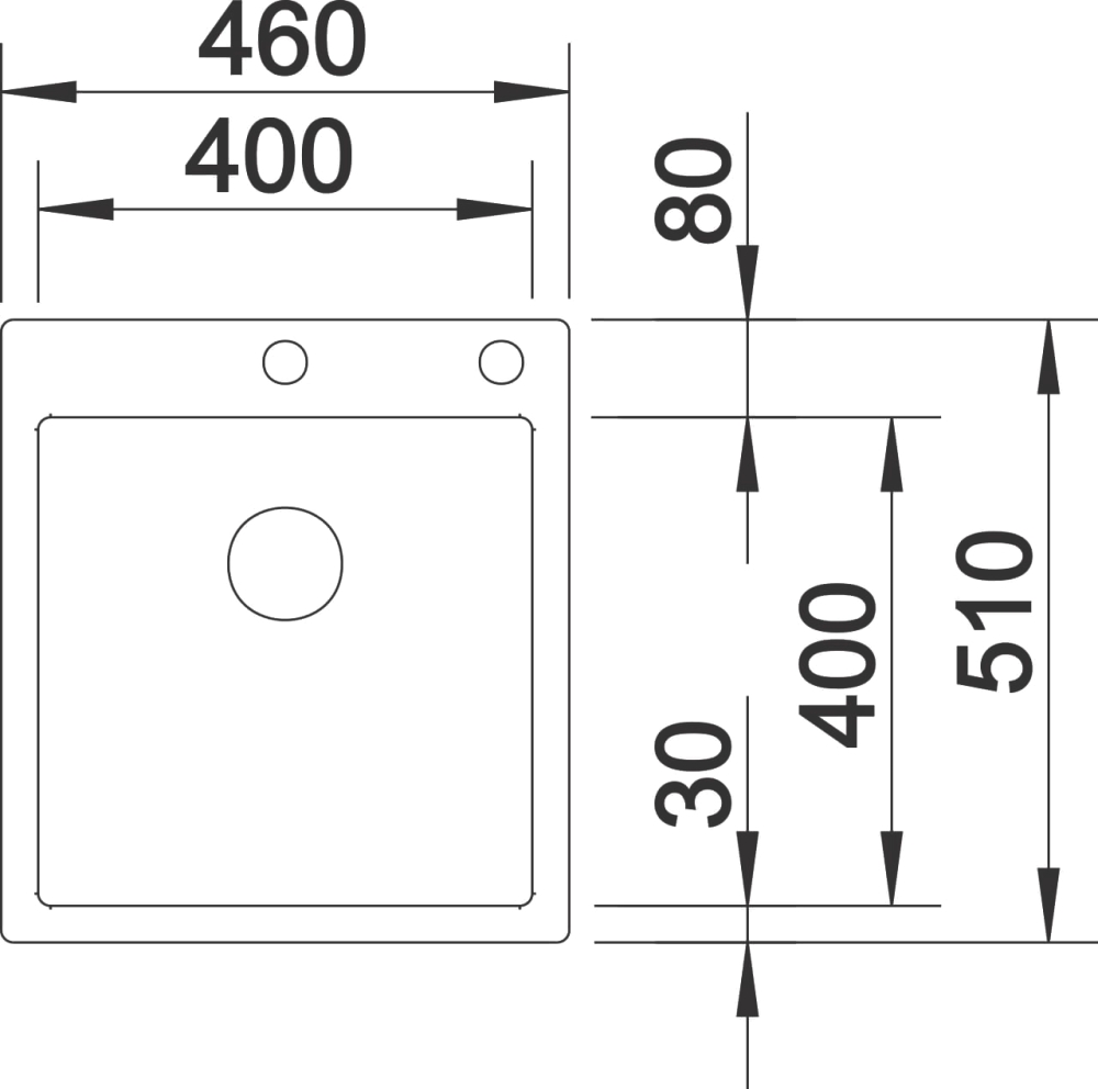 Кухонная мойка Blanco Claron 400-IF/A 521632