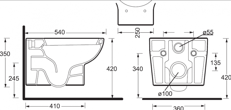 Подвесной унитаз BelBagno Bingo BB548CH