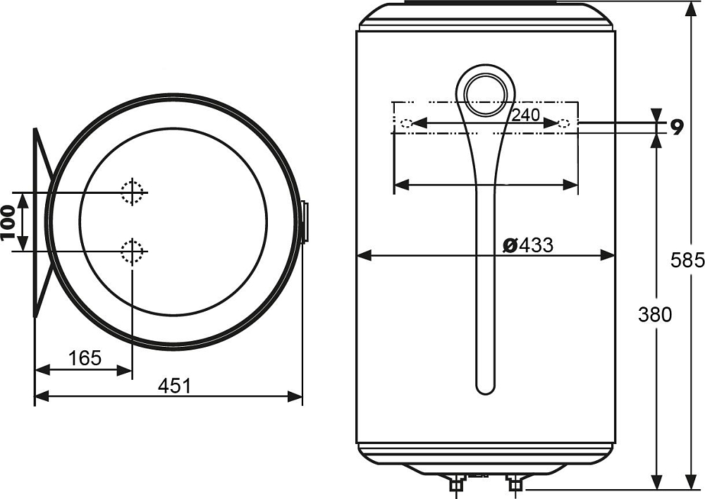 Водонагреватель Atlantic OPro Plus 50