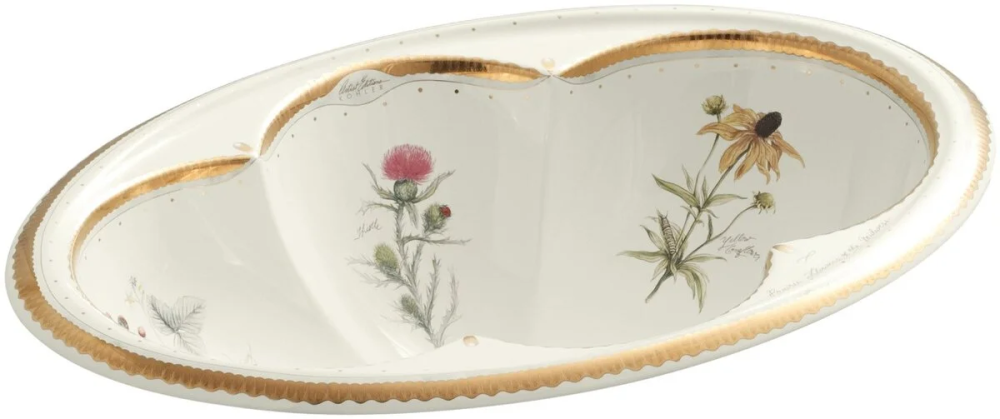 Раковина Kohler Prairie Flowers K-14271-WF-96 бежевый