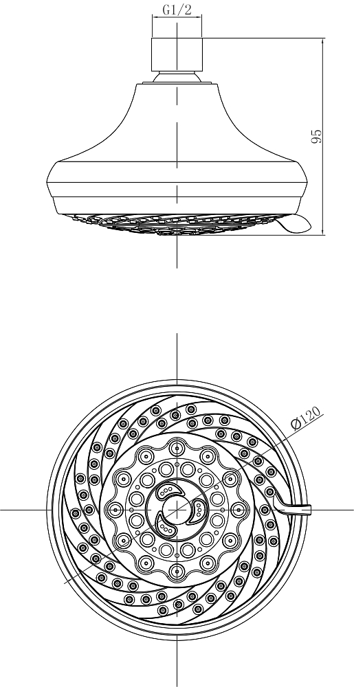 Душ ручной Lemark LM8042C хром