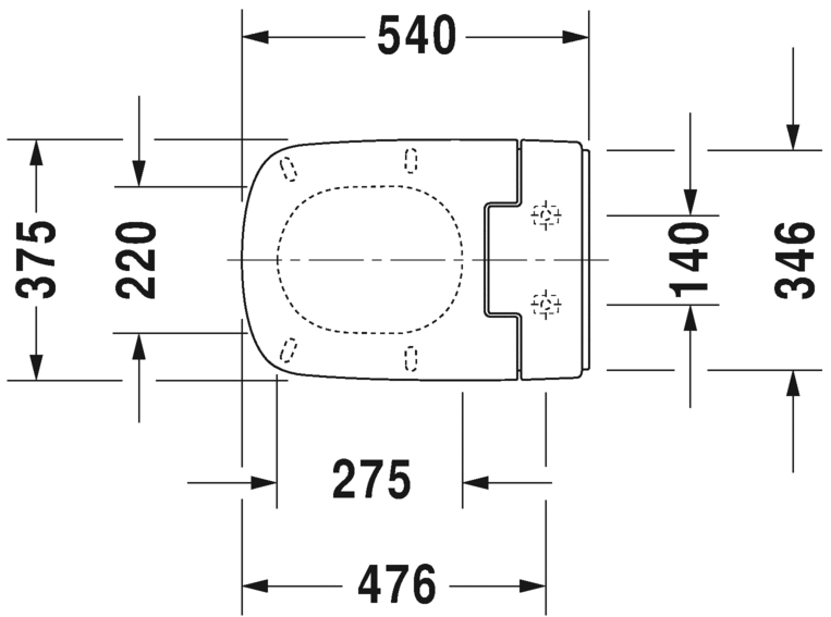 Крышка-сиденье Duravit ME by Starck SensoWash Slim 611200002000300 с микролифтом, функция биде