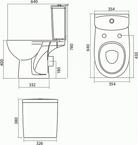 Напольный унитаз KOLO Freja L79211000 с крышкой-сиденьем и микролифтом