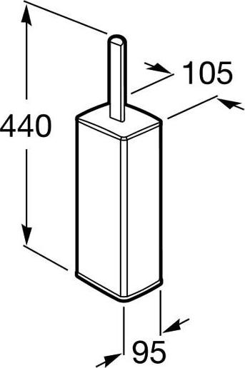 Настенный держатель для ёршика Roca Select 816305001