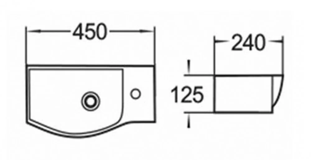 Раковина Comforty 4150354 белый