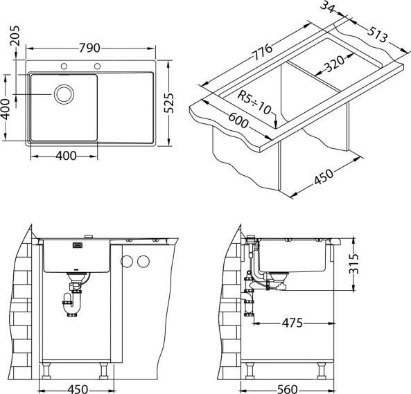 Тумба под раковину Duravit L-Cube LC6927O1818 белый