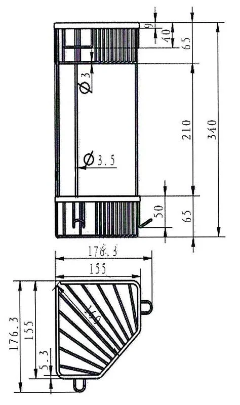 Полка Rain Bowl 15x15/T хром