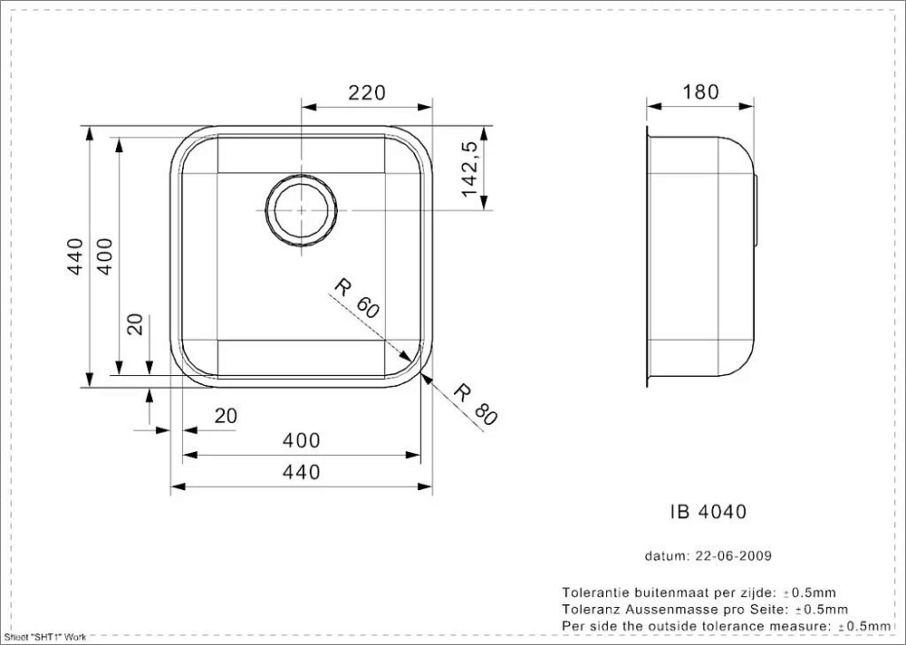 Кухонная мойка Reginox IB 41581 хром