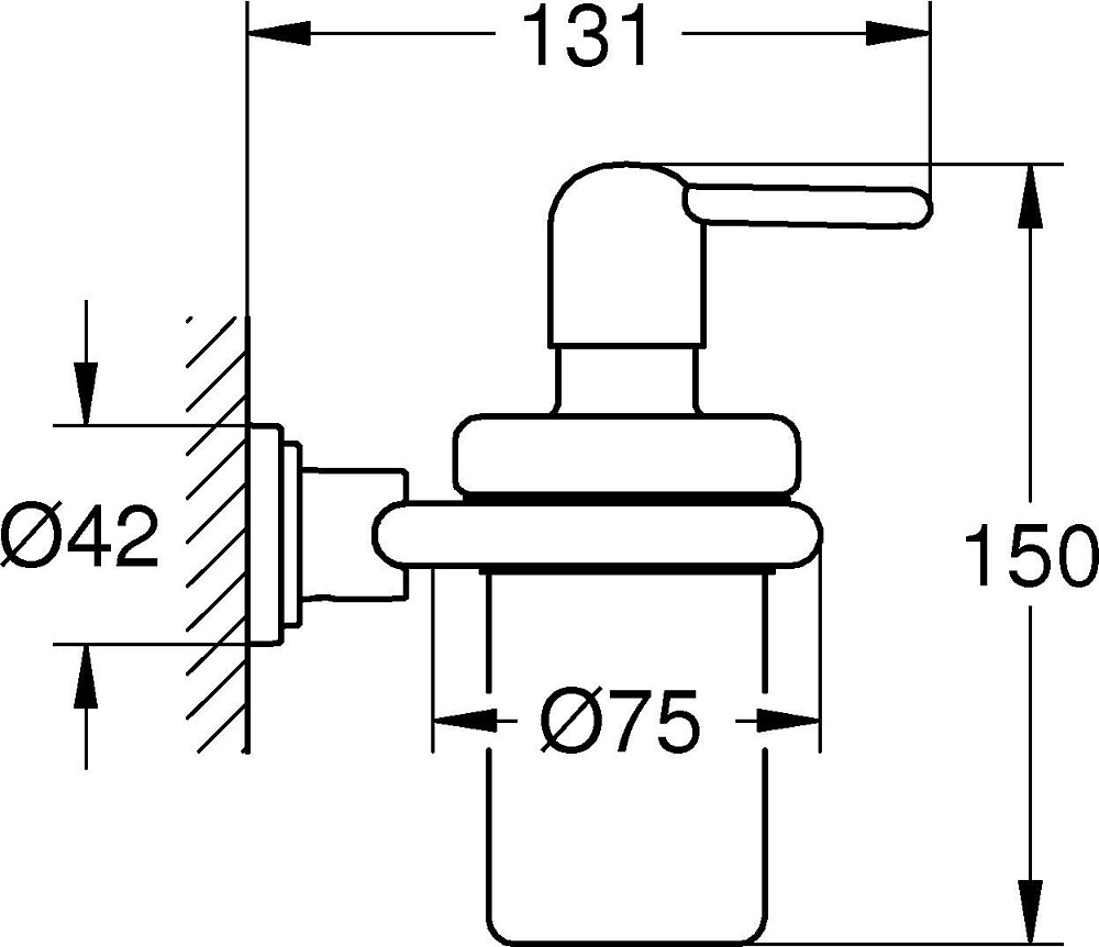 Дозатор Grohe Atrio 40306000