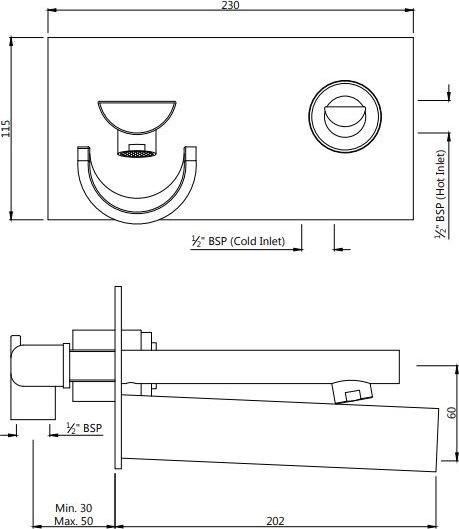 Смеситель для раковины Artize Confluence CNF-CHR-69233, хром