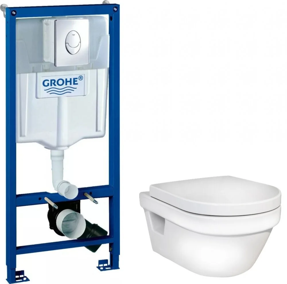 Унитаз с микролифтом Gustavsberg Hygienic Flush WWS 38721001/5G84HR01