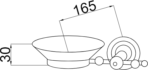 Мыльница Boheme Imperiale 10403, золото