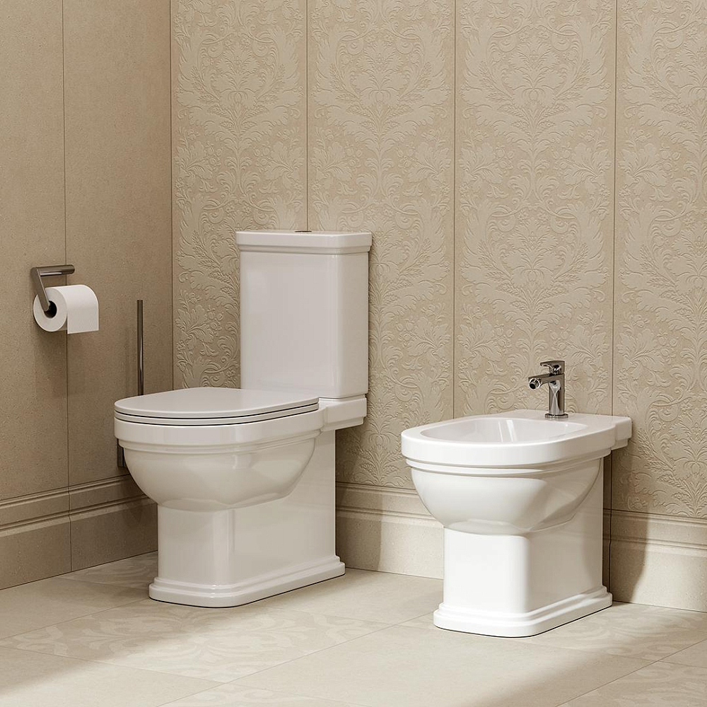 Унитаз-компакт Kerama Marazzi Pompei PO.wc.01, белый