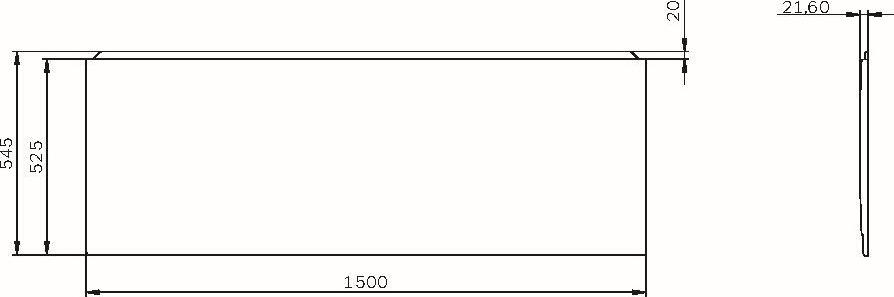 Фронтальная панель для ванны AM.PM X-Joy 150 см W94A-150-070W-P1, белый