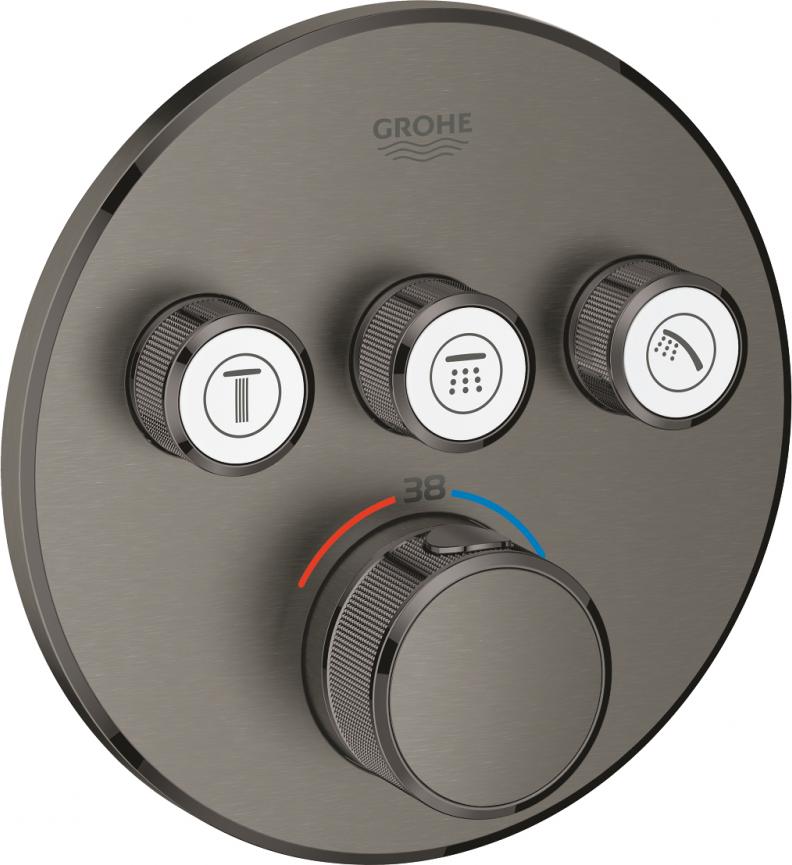 Термостат Grohe Grohtherm SmartControl 29121AL0 тёмный графит, матовый