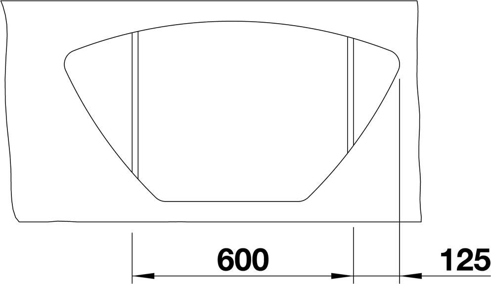 Кухонная мойка Blanco Zia 9 E 518950 тёмная скала