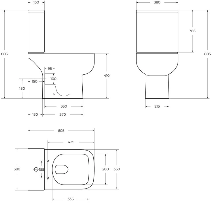 Унитаз-компакт BelBagno Aurora BB8604CPR-SC c сиденьем микролифт, белый