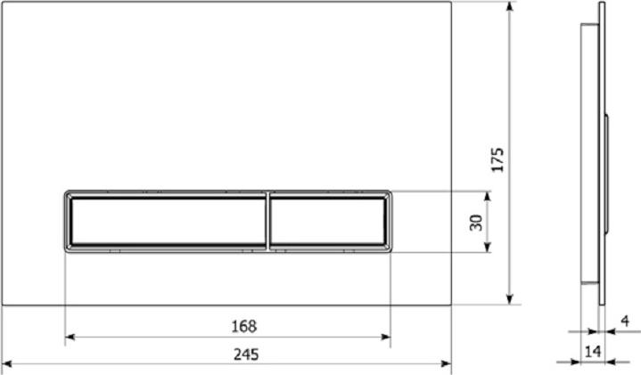 Кнопка смыва Lavinia Boho RelFix 3805003W, белый