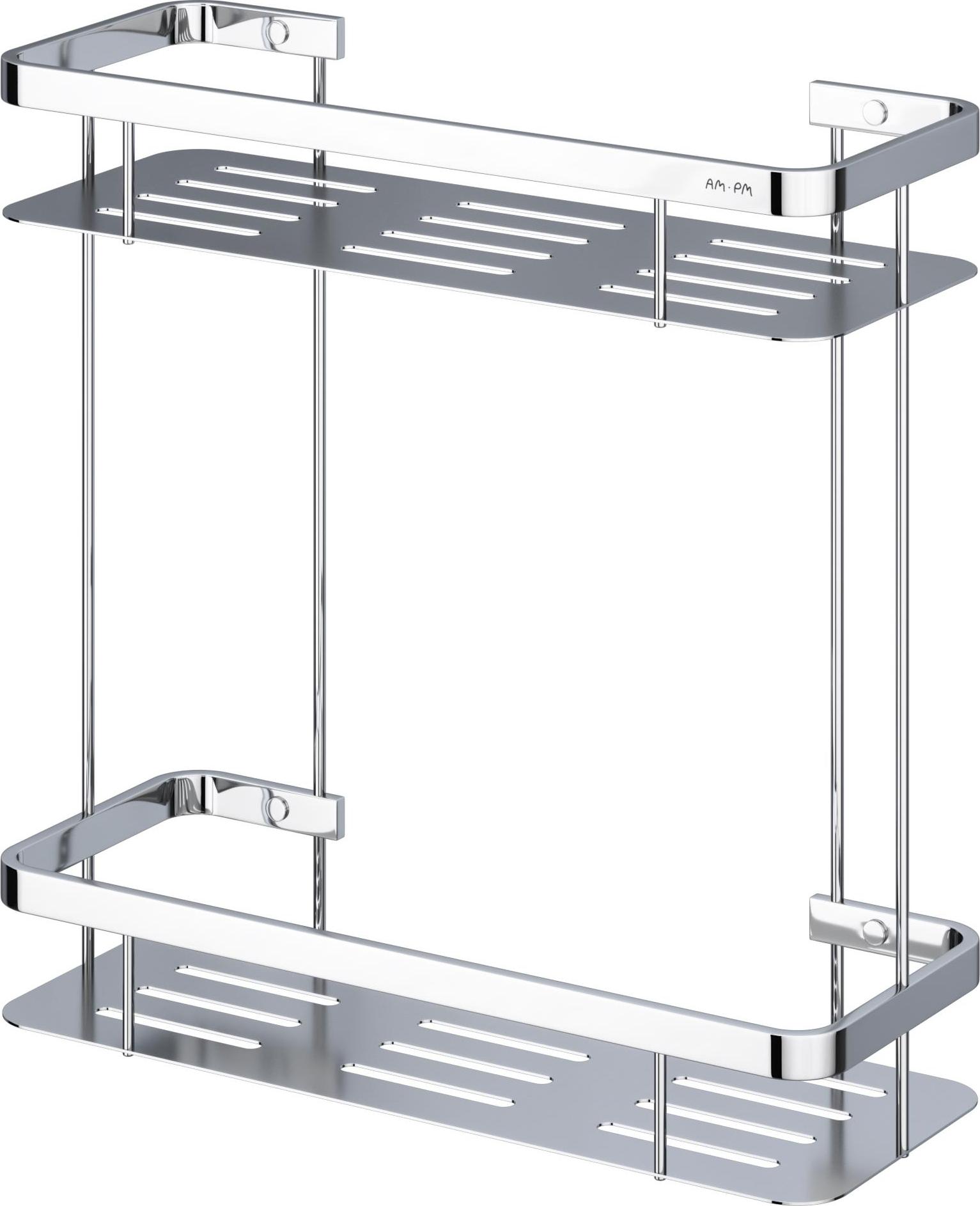 Полка AM.PM Sense L A7453200 двухъярусная, хром