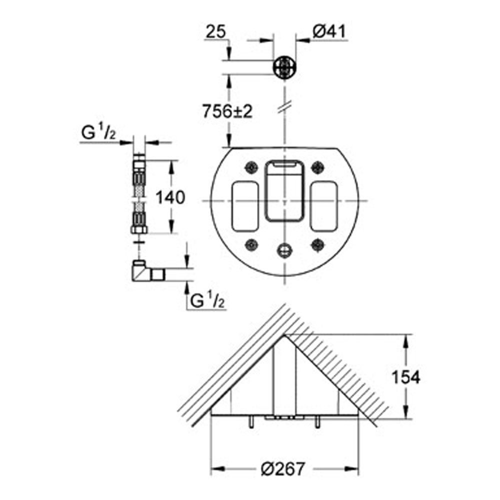 Комплект креплений Grohe 45093000