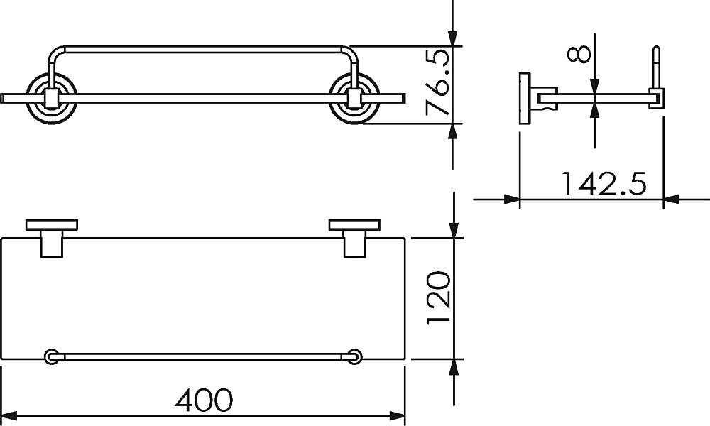 Полка Langberger Burano 11051D