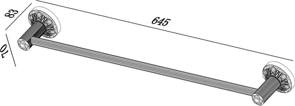 Полотенцедержатель Zorg Antic А 42 BR