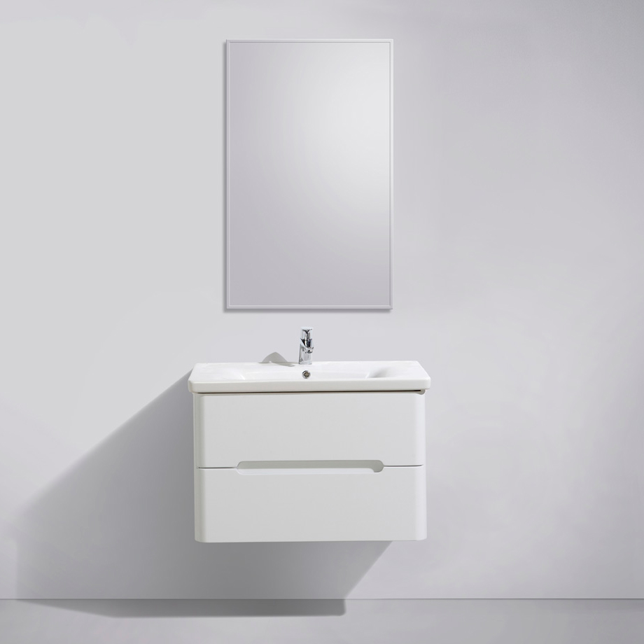 Тумба с раковиной BelBagno Soft 65 bianco lucido