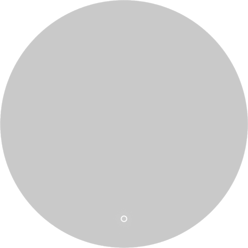 Зеркало круглое STWORKI Ноттвиль 60 с подсветкой, сенсор на зеркале, круглое, настенное, российское