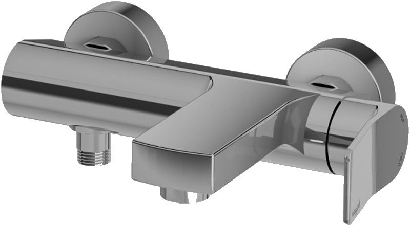 Смеситель для ванны с душем Paffoni Tilt TI022ST сталь