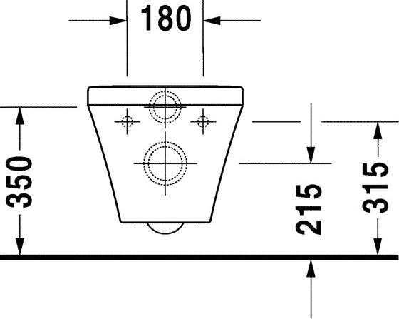 Подвесной унитаз Duravit DuraStyle Rimless 2542090000 безободковый