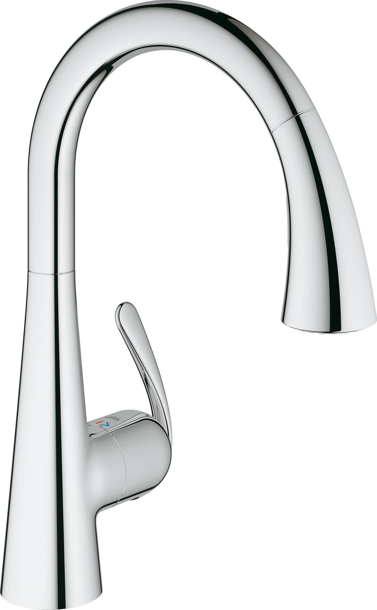 Смеситель с выдвижным изливом Grohe Zedra 32294001