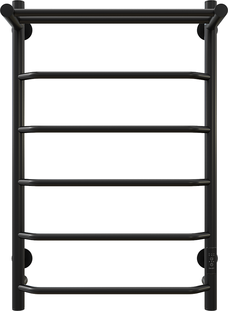 Полотенцесушитель электрический Ewrika Сафо FT 80х50, с полкой, черный