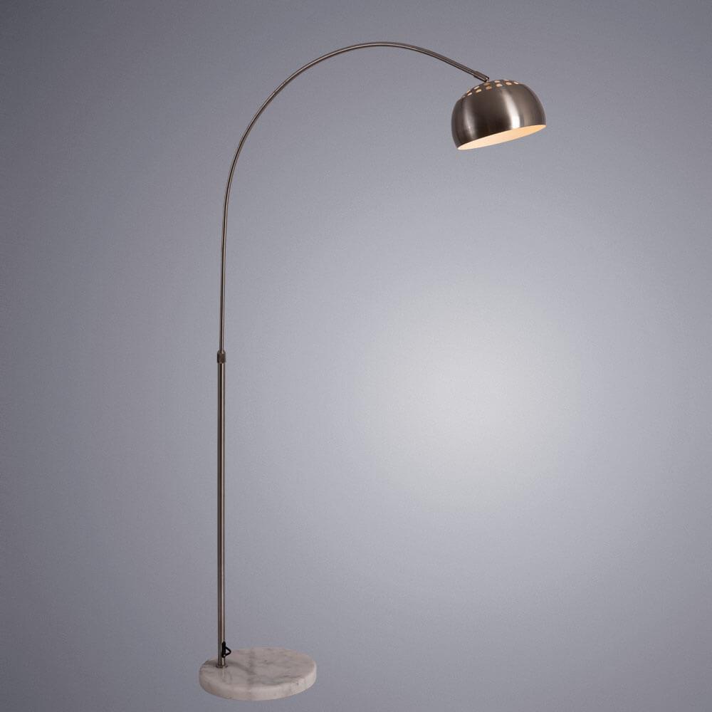 Торшер Arte Lamp Arco A8919PN-1SS