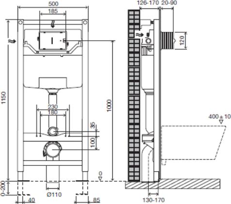 Комплект Jacob Delafon Presquile E5504-NF/E4440-00