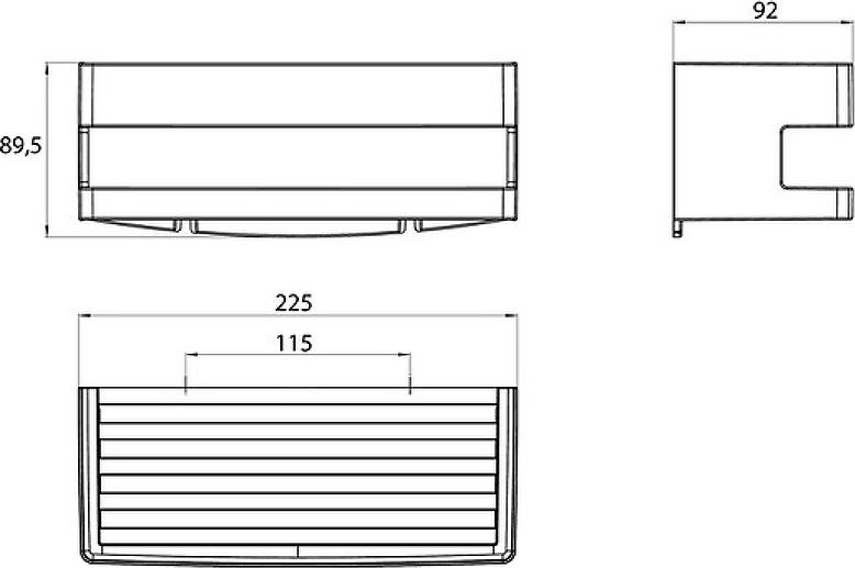 Полка корзина Emco System2 3545 001 20, хром