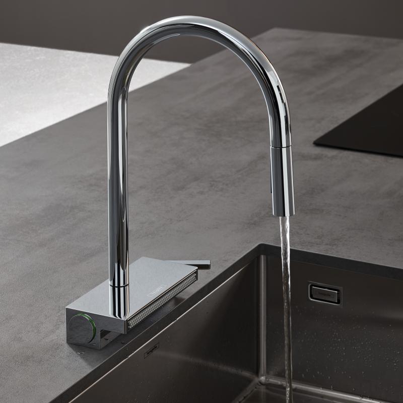 Смеситель для кухни Hansgrohe Aquno Select M81 73831000, хром