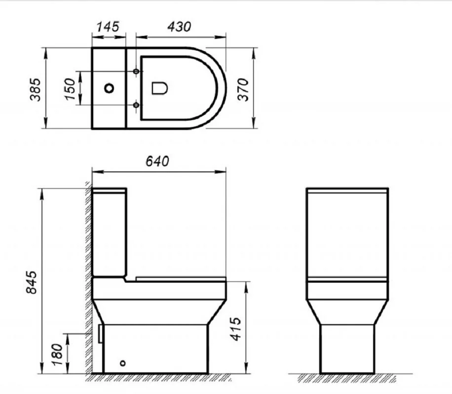 Напольный унитаз BelBagno Norma BB339CPR безободковый с бачком BB339T