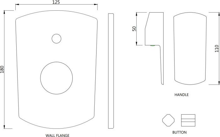 Смеситель для ванны Jaquar Kubix Prime KUP-CHR-35065KPM хром