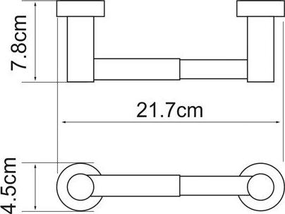 Держатель туалетной бумаги Wasserkraft Donau 9422